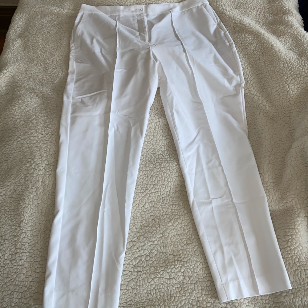 High Waisted Seamed Ankle Pant